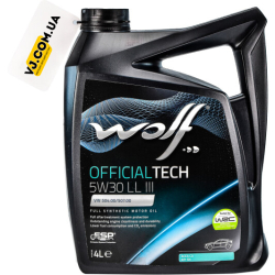 Wolf Officialtech LL III 5W-30 4 л, (8307515) моторна олива