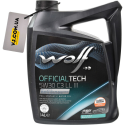 Wolf Officialtech C3 LL III 5W-30 4 л, (1048180) моторна олива