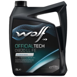 Wolf Officialtech LL FE 0W-20 5 л, (8331336) моторна олива