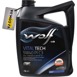 Wolf Vitaltech PI C3 5W-40 5 л, (8303012) моторна олива