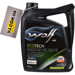Wolf Ecotech SP/RC G6 FE 0W-20 5 л, (1047261) моторна олива