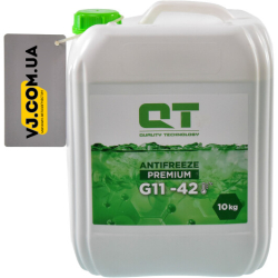 Готовый антифриз QT Premium G11 зеленый -42 °C