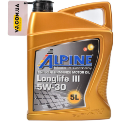 Alpine Longlife III 5W-30 5 л, (100282) моторна олива