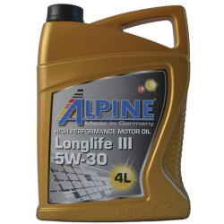 Alpine Longlife III 5W-30 4 л, (100288) моторна олива