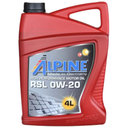Alpine RSL 0W-20 4 л, (100218) моторна олива