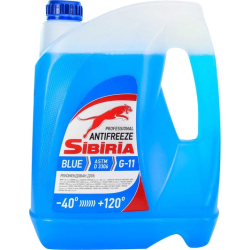 Готовый антифриз Sibiria G11 синий -40 °C