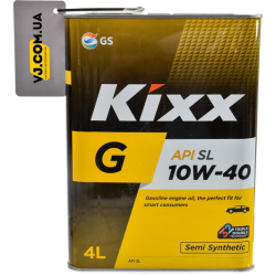 Kixx G SL 10W-40 4 л, (GS1131187) моторна олива