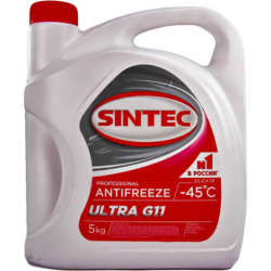 Готовый антифриз Sintec Ultra G11 красный -45 °C