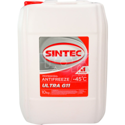 Готовый антифриз Sintec Ultra G11 красный -45 °C