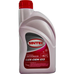 Готовий антифриз Sintec Lux G12 червоний -40 °C