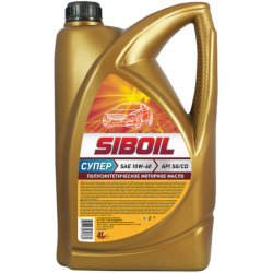 SIBOIL Супер 10W-40 4 л, (6055) моторна олива