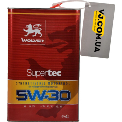 Wolver SuperTec 5W-30 4 л, моторна олива
