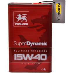 Wolver Super Dynamic 15W-40 4 л, моторна олива