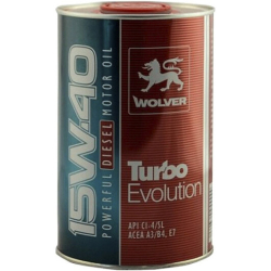 Моторна олива Wolver Turbo Evolution 15W-40