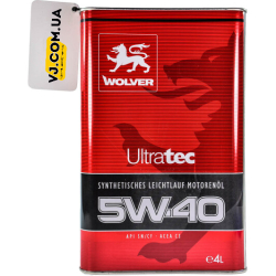 Wolver UltraTec 5W-40 4 л, моторна олива