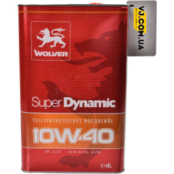 Wolver Super Dynamic 10W-40 4 л, моторна олива