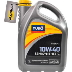 Yuko Semisynthetic 10W-40 5 л, моторна олива