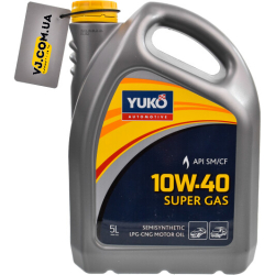 Yuko Super Gas 10W-40 5 л, моторна олива