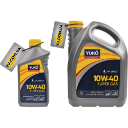 Yuko Super Gas 10W-40 4 л, моторна олива
