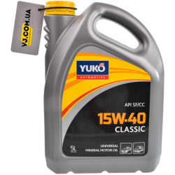 Yuko Classic 15W-40 5 л, моторна олива