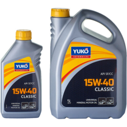 Yuko Classic 15W-40 1 л, моторна олива