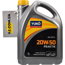 Yuko Praktik 20W-50 5 л, моторна олива