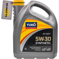 Yuko Synthetic 5W-30 4 л, моторна олива