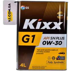 Kixx G1 SN Plus 0W-30 (1 л, 4 л) моторна олива