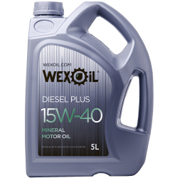 Wexoil Diesel Plus 15W-40, 5 л (9555) моторна олива