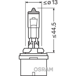 880 OSRAM Лампа розжарювання, основна фара