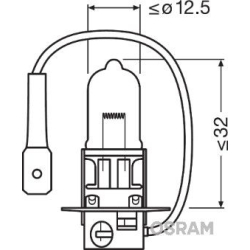 64151 OSRAM Лампа розжарювання, основна фара