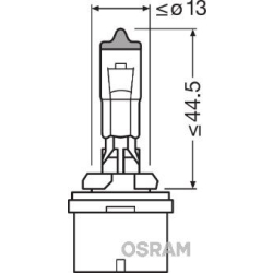 881 OSRAM Лампа розжарювання, основна фара