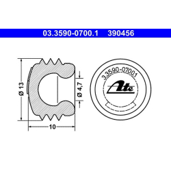 03.3590-0700.1 ATE Кришка/захисний ковпак
