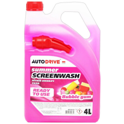 Auto Drive Screen Wash Summer літній bubble gum 4 л (AD0133) омивач скла