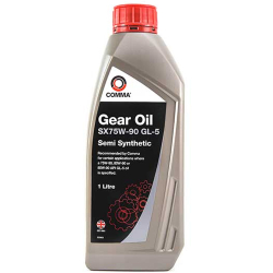 Comma Gear Oil SX GL-5 75W-90, 1 л (SX1L) напівсинтетична трансмісійна олива