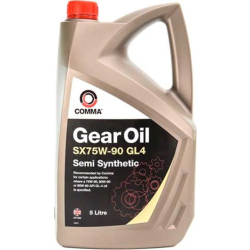 Comma Gear Oil SX GL-4 75W-90, 5 л (SXGL45L) напівсинтетична трансмісійна олива
