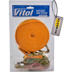 Стяжной ремень Vitol 3 т 10 м ST-213-10 OR