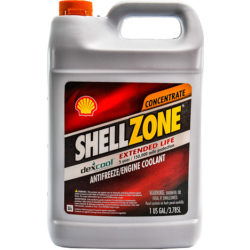 Shell Shell Zone Dex-Cool Extended Life G12 красный, 3,78 л (9404006021) концентрат антифриза