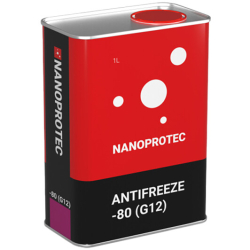 Nanoprotec -80° G12 червоний, 1 л (NP3201501) концентрат антифризу