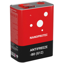 Nanoprotec -80° G12 червоний, 4 л (NP3201504) концентрат антифризу