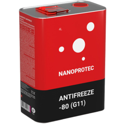 Nanoprotec -80° G11 синій, 4 л (NP3202504) концентрат антифризу