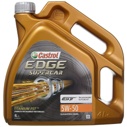 Castrol Supercar Titanium FST 5W-50 4 л, (EDGE5W50SUPERCAR4L) моторна олива
