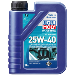 Liqui Moly Marine 25W-40, 1 л (25026) моторное масло 4T