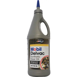 Mobil Delvac Synthetic Gear Oil 75W-90 0,946 л, (98JH17) синтетическое трансмиссионное масло