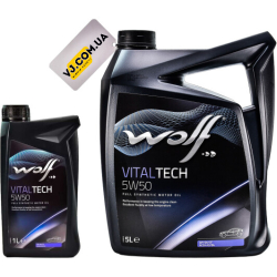 Wolf Vitaltech 5W-50 1 л, (8314629) моторна олива