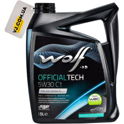Wolf Officialtech C1 5W-30 5 л, (8307911) моторна олива