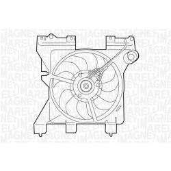 069422287010 MAGNETI MARELLI Вентилятор, охлаждение двигателя