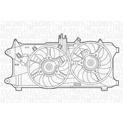 069422034010 MAGNETI MARELLI Вентилятор, охлаждение двигателя
