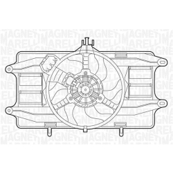 069422024010 MAGNETI MARELLI Вентилятор, охлаждение двигателя