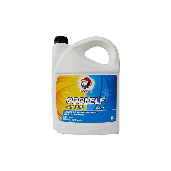 Total Coolelf Classic G11 синий -26 °C, 5 л (148153) готовый антифриз